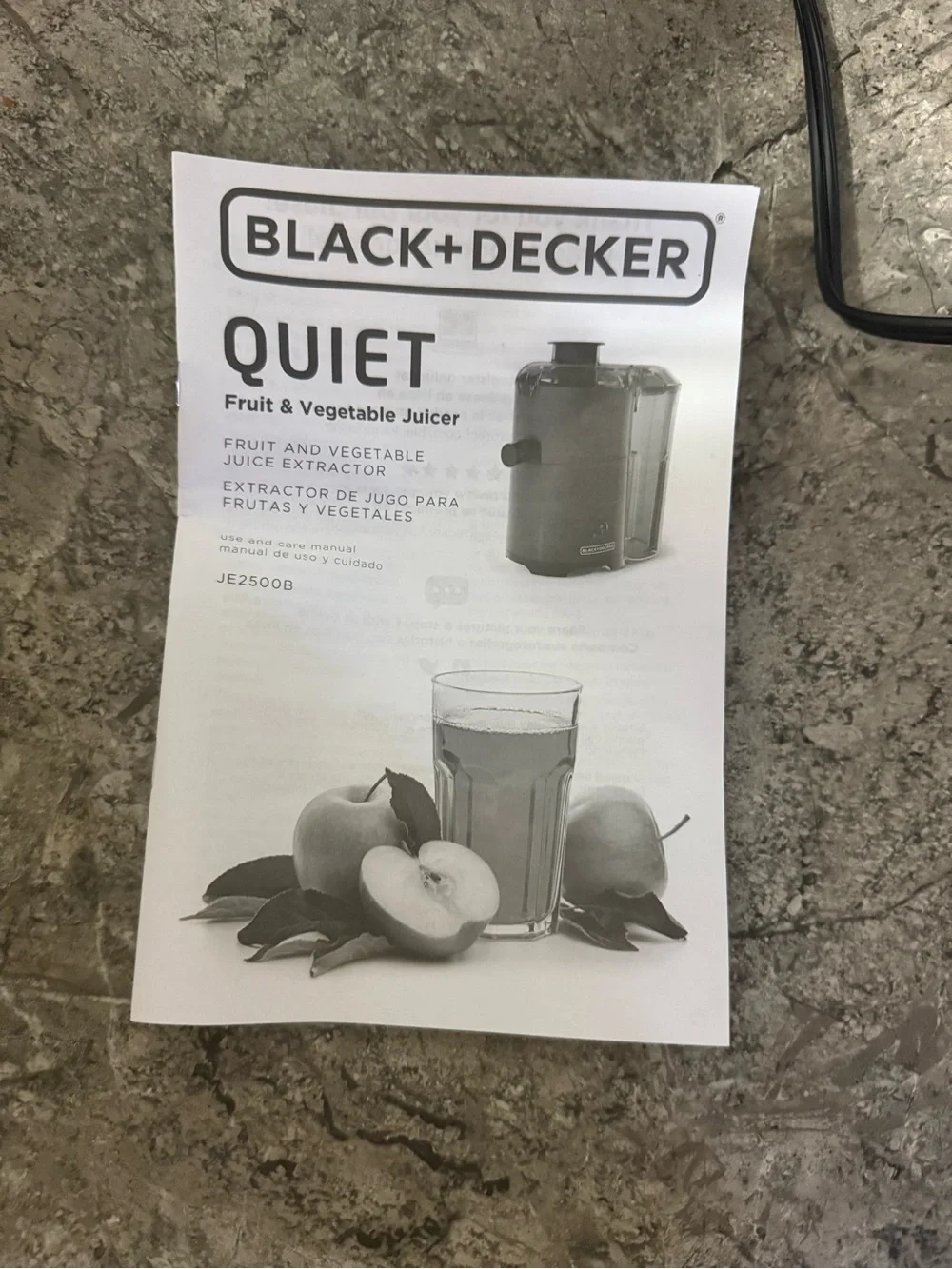 BLACK+DECKER Quiet Fruit & Vegetable Juicer — Gently Used